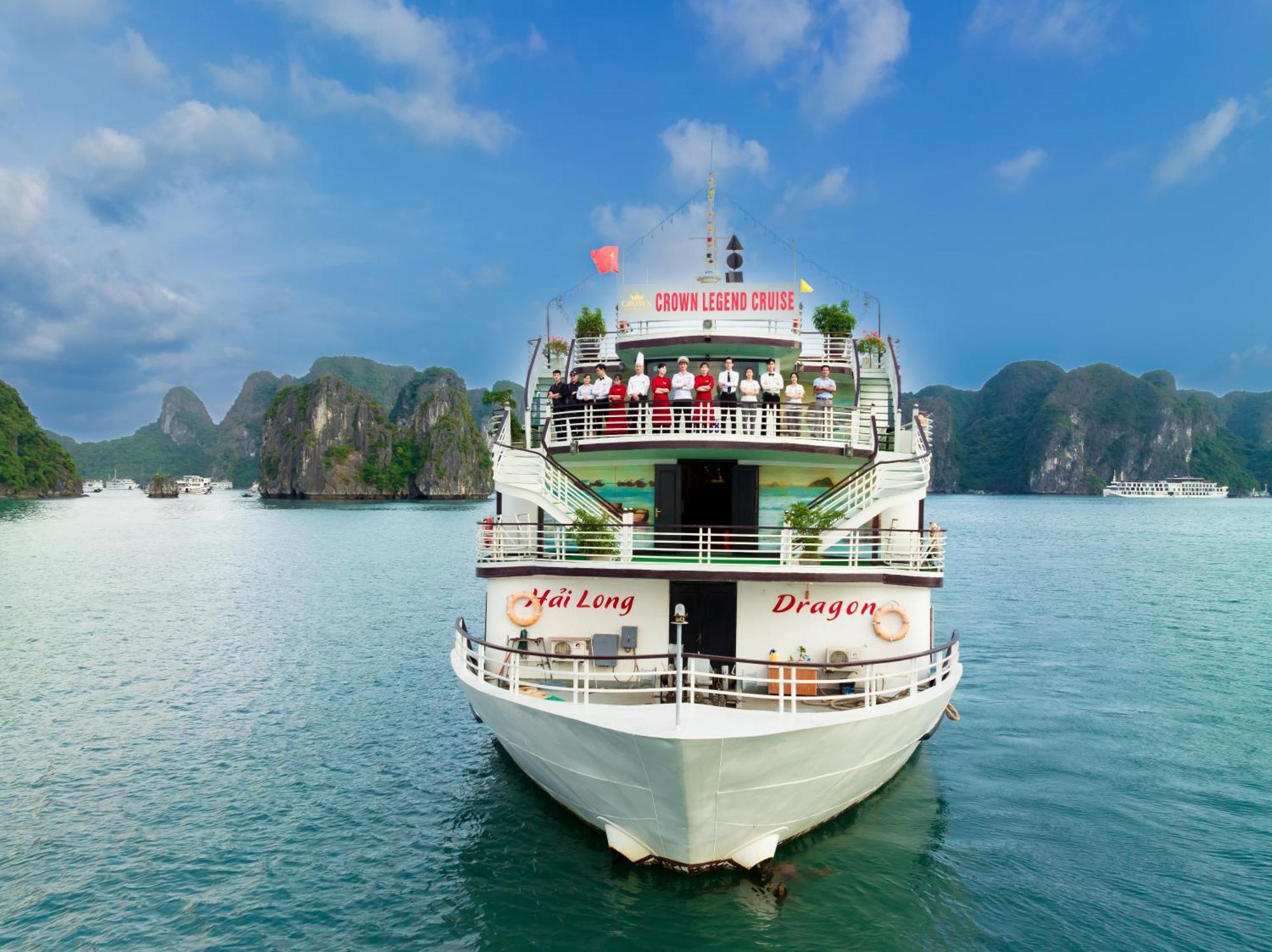 Hotel Dragon Crown Legend Cruise Ha Long Zewnętrze zdjęcie